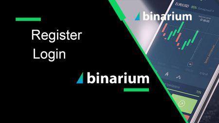 Como se registrar e fazer login na conta no Binarium