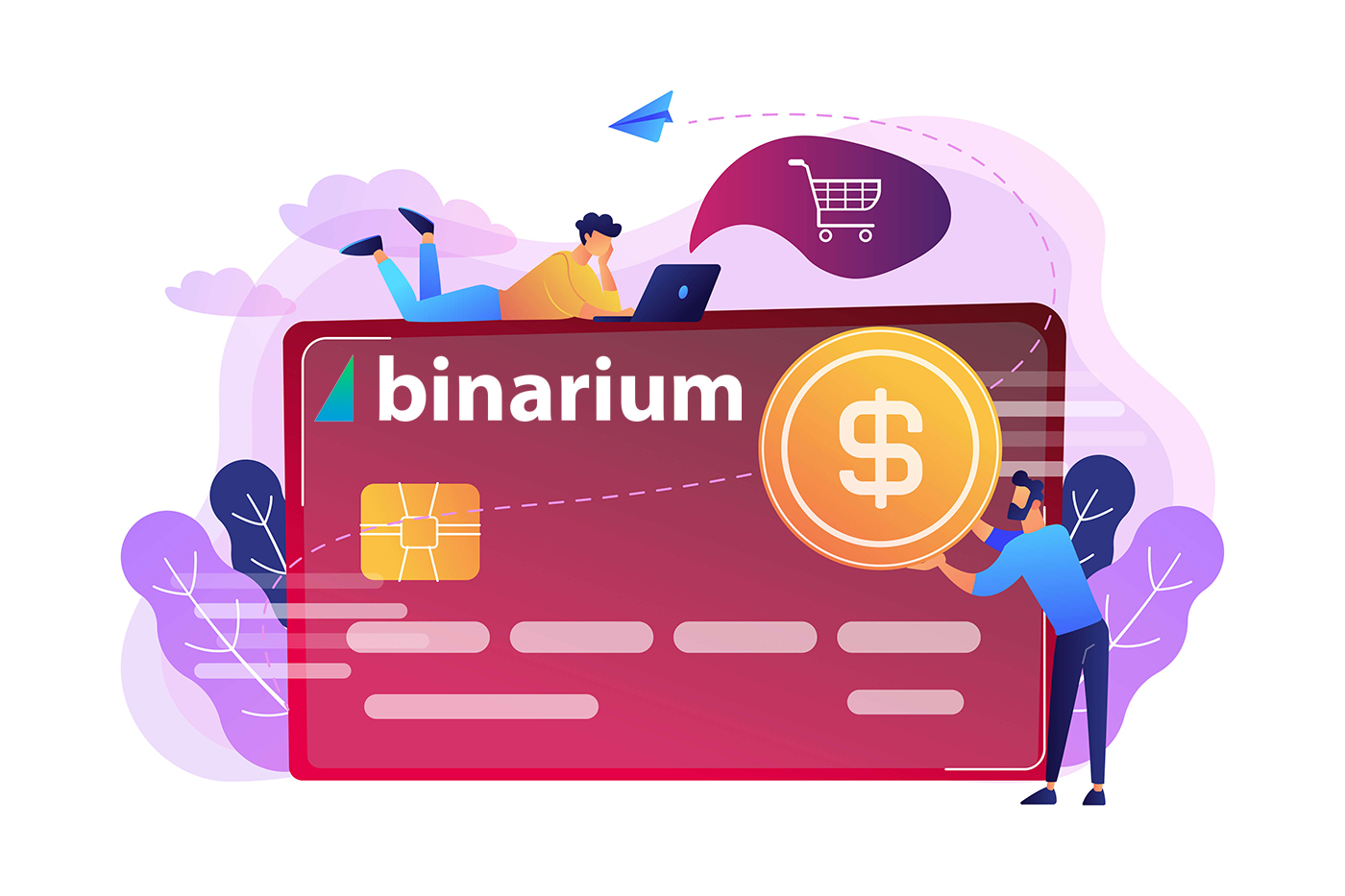 Binarium 입금 방법, 최소 금액 및 처리 시간