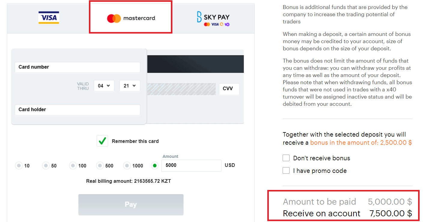 Cara mendepositkan wang di binarium Cara mendepositkan wang di binarium