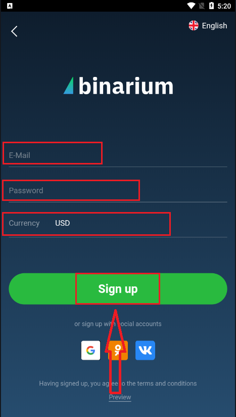 How to Open a Demo Account on Binarium
