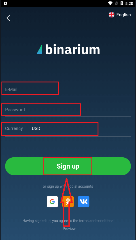 نحوه باز کردن حساب و برداشت پول از Binarium نحوه باز کردن حساب و برداشت پول از Binarium