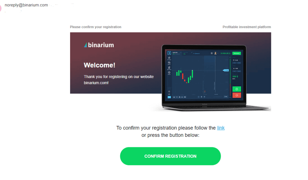 نحوه باز کردن حساب و برداشت پول از Binarium نحوه باز کردن حساب و برداشت پول از Binarium