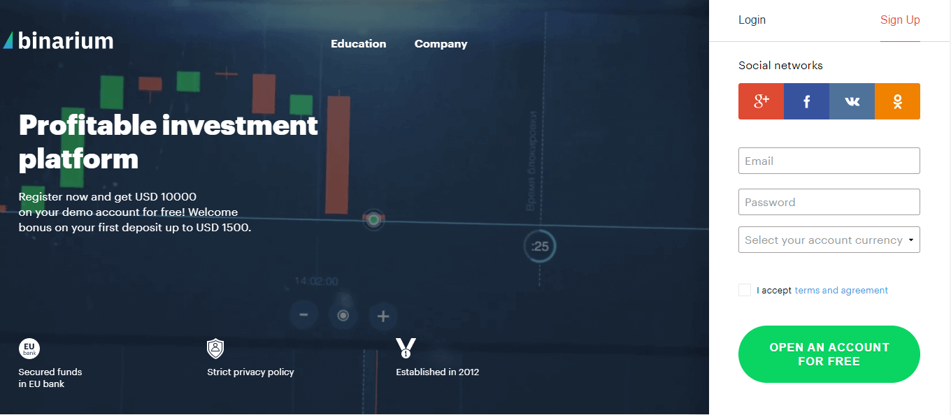 كيفية التسجيل وإيداع الأموال إلى binarium كيفية التسجيل وإيداع الأموال إلى binarium